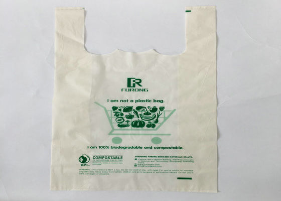 Degradable Heavy Duty Garbage Bag / Various Sizes Pla T - Shirt Shopping Bags