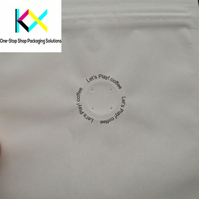 PET VMPET PE 알루미늄 엽지 서있는 가방 주문 제작 커피 팩 4